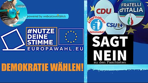 Europawahl 2024 NEIN zu RECHTS! Demokratie stärken!