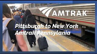 Amtrak Pittsburgh to New York City - Pennsylvania - June 8. 2023 - Traveling with Tom