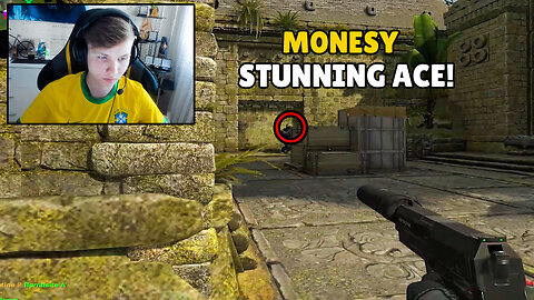 M0NESY Gets An Amazing Pistol Ace! BYMAS insane Ace! CSGO Highlights