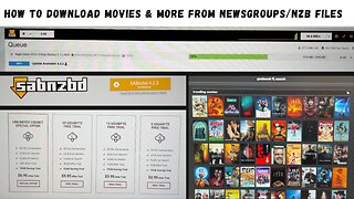 How To Download Movies & More From Newsgroups/NZB Files