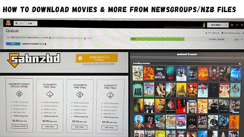 How To Download Movies & More From Newsgroups/NZB Files