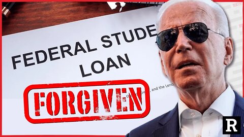 Biden's student loan plan sounds like a joke, but it's real | Redacted w Natali and Clayton Morris