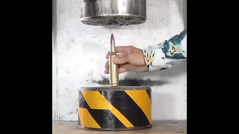 Look at the power of hydraulic press machine it’s amazing to watch