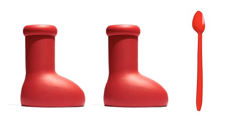 Thieves Take Off With Giant Red Spoon to Match Big Red Boots?!