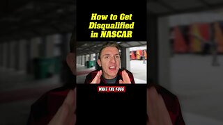 How to Get Disqualified in NASCAR #Shorts