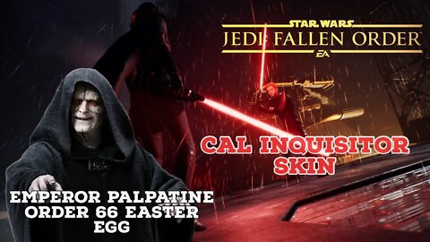 StarWars Jedi Fallen Order EASTER EGG - Emperor Palpatine says ORDER 66