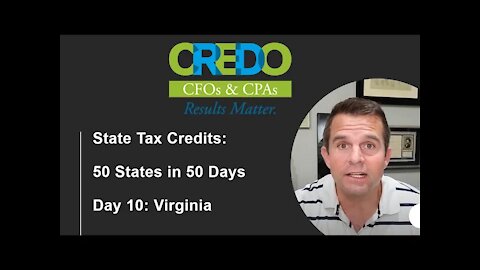 50 States in 50 Days - Virginia Tax Credits - Partner with Others, Coal, and Community Betterment!