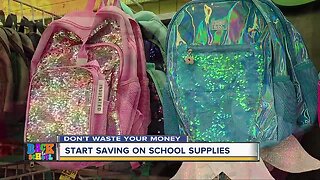 Don't Waste Your Money: Start saving on school supplies