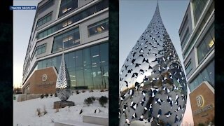 Two new sculptures at Denver Water headquarters