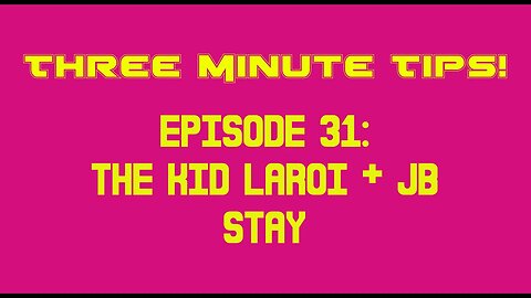 Three Minute Tips Ep31 - The Kid Laroi + Justin Bieber - Stay