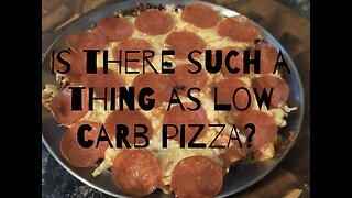 Low carb pizza! Cauliflower crust.