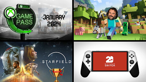 Game Pass January 2024 | Jack Black Minecraft Movie | Starfield Wins Award? | Switch 2 | RunningNews