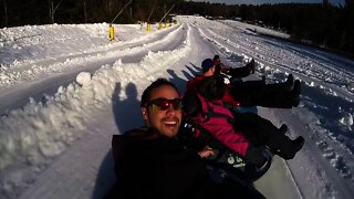 Nashoba Valley Snow Tubing - Me & the Gang