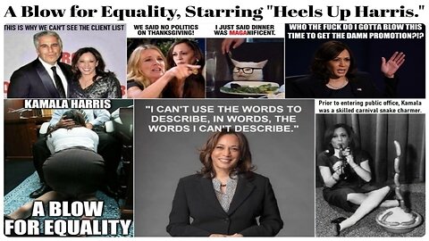 A Blow For Equality Starring Heels Up Harris