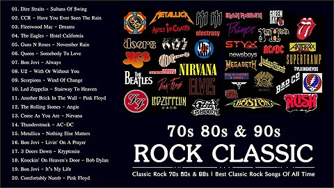 Rock Classico Internacional Anos 70 80 e 90