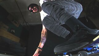 Slow Motion Video - Skateboarding 2023 - 360 Primo Rail Spin Rotation