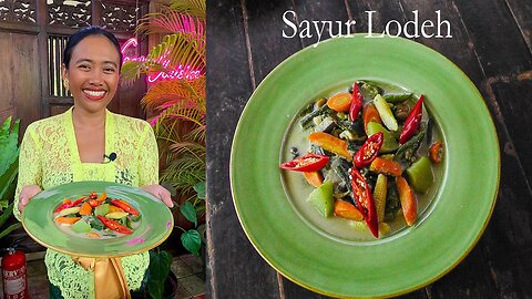 Sayur Lodeh - Indonesian style vegetables cooked in coconut milk