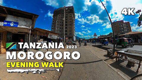 🇹🇿Tanzania: Morogoro City Centre - Walking Tour 4K