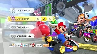 Family race day on Mario kart