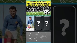 Who is the highest individual goalscorer of all time at World Cups? #shorts #trivia #worldcup