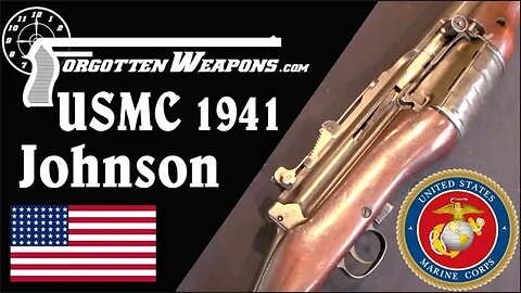 Pacific Theater USMC-Modified Johnson M1941 Rifle