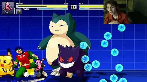 Pokemon Characters (Pikachu, Gengar, Snorlax, And Mew) VS Robin In An Epic Battle In MUGEN