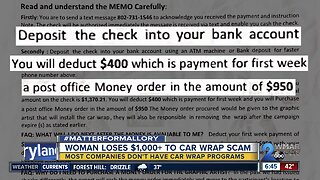 Scammers using car wrap ruse to trick drivers