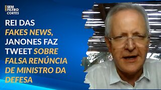 Rei da Fake News, Janones faz tweet sobre renúncia de ministro da defesa