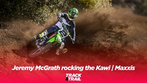 Jeremy McGrath rocking the Kawi | Maxxis