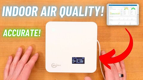 AirGradient ONE Indoor Air Quality Monitor REVIEW! // BEST Indoor Air Quality Monitor?