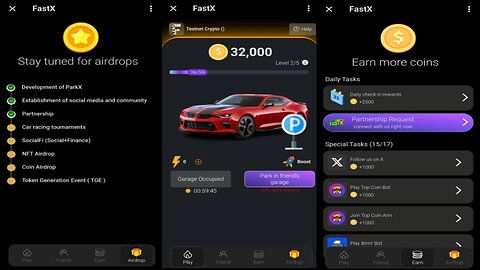 FastX | New Crypto Mining Bot | Earn Tokens For Parking In A Garage