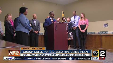 Group opposes Governor Hogan's proposed crime bills