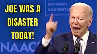 Angry Outbursts, Mistakes, & Incoherent Speaking at Biden’s NAACP Speech Today🤦‍♂️