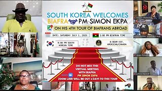 BRGiE PRIME MINISTER AGUNECHEMBA 1 OF BIAFRA VISITS SOUTH KOREA