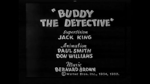 1934, 10-18, Looney Tunes, Buddy the detective