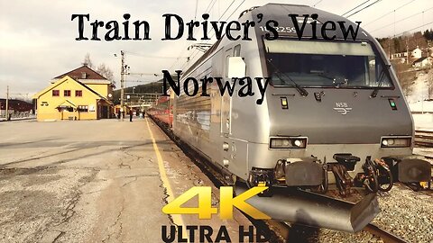 TRAIN DRIVER'S VIEW: From Ål to Voss on the Bergen Line in 4K UltraHD