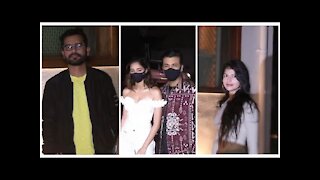 Ananya Panday, Karan Johar, Anjini Dhawan, Shakun Batra attend Deepika's Birthday Bash | SpotboyE