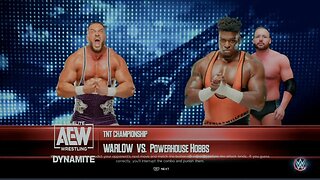 AEW Dynamite Wardlow vs Powerhouse Hobbs w/QT Marshall for the AEW TNT Championship