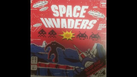 Space Invaders Board Game (2021, Buffalo Games & Puzzles) -- What's Inside