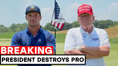 Trump CAUGHT Embarrassing Pro on the Golf Course