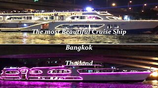 The Most beautiful Cruise Ship in Bangkok, Thailand