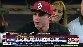 Chandler Morris commits to Oklahoma at Under Armour All American Bowl