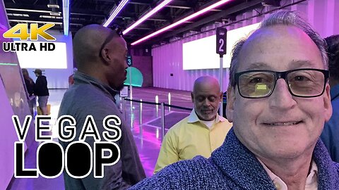 VEGAS LOOP TO RESORTS WORLD STATION - Learning about the Loop in Las Vegas! - WITH AUDIO!!