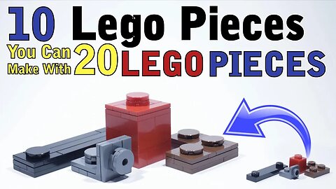 10 Lego Pieces you can make with 20 Lego Pieces