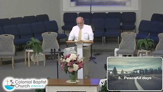 Colonial Baptist Church Live Stream - Sunday PM - 06.25.23