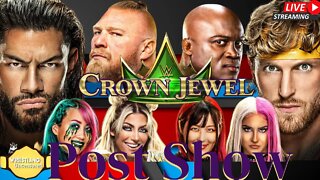 👑WWE Crown Jewel 2022 | Post Show | Reactions & Commentary - 🔴Live Stream