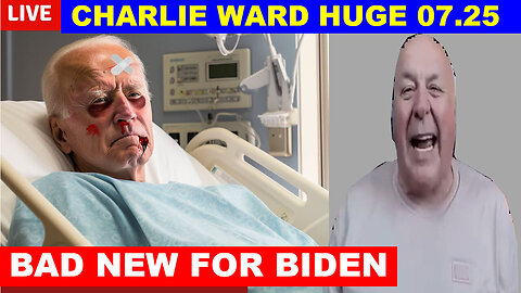CHARLIE WARD Shocking News 07/25/24 🔴 Biden Come Out Of The Presidential 🔴 Trump come back