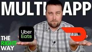 How To Earn MORE MONEY Multi-Apping Uber Eats & DoorDash