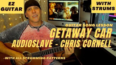 Chris Cornell Audioslave Getaway Car solo Acoustic Guitar Song Lesson