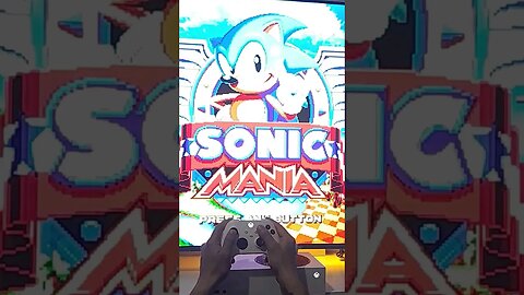 SONIC MANIA no Xbox Series S [4k HDR Tv] 60FPS. #xboxseriess #sonicmania #short